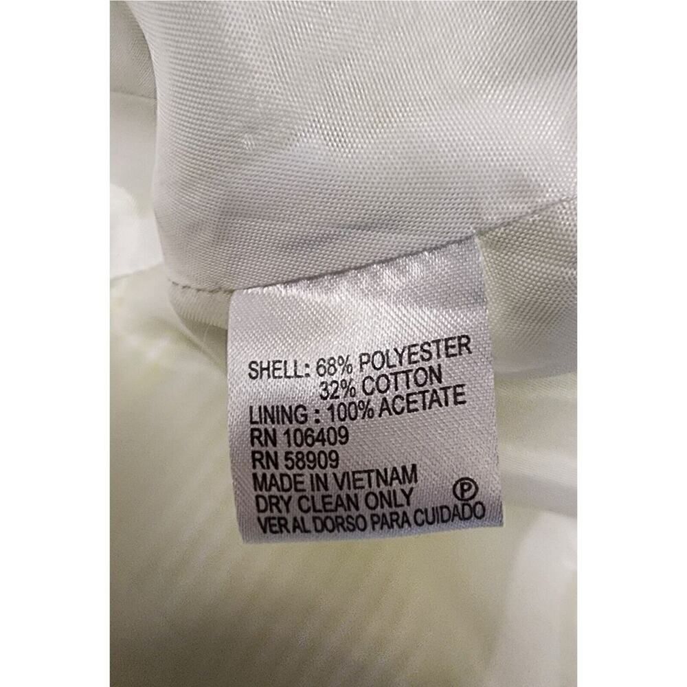 Alex Marie Green White Blazer Jacket Suit Size 12 - Picture 11 of 12
